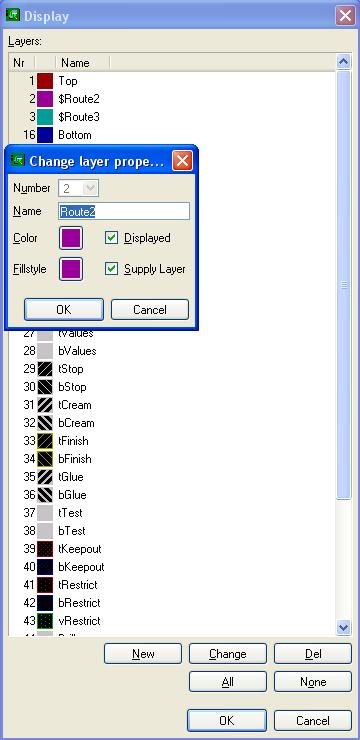 Config des couches